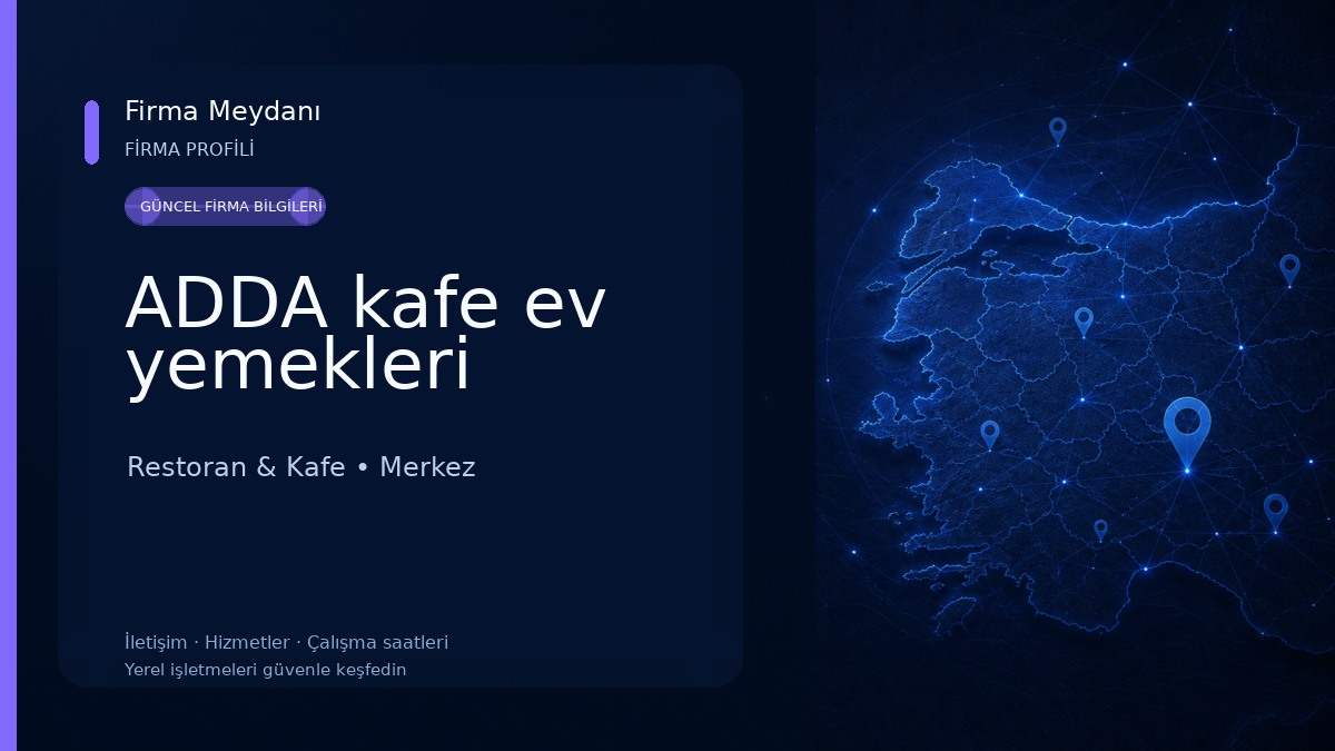 ADDA kafe ev yemekleri Restoran & Kafe