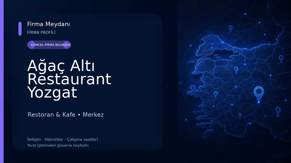 Ağaç Altı Restaurant Yozgat