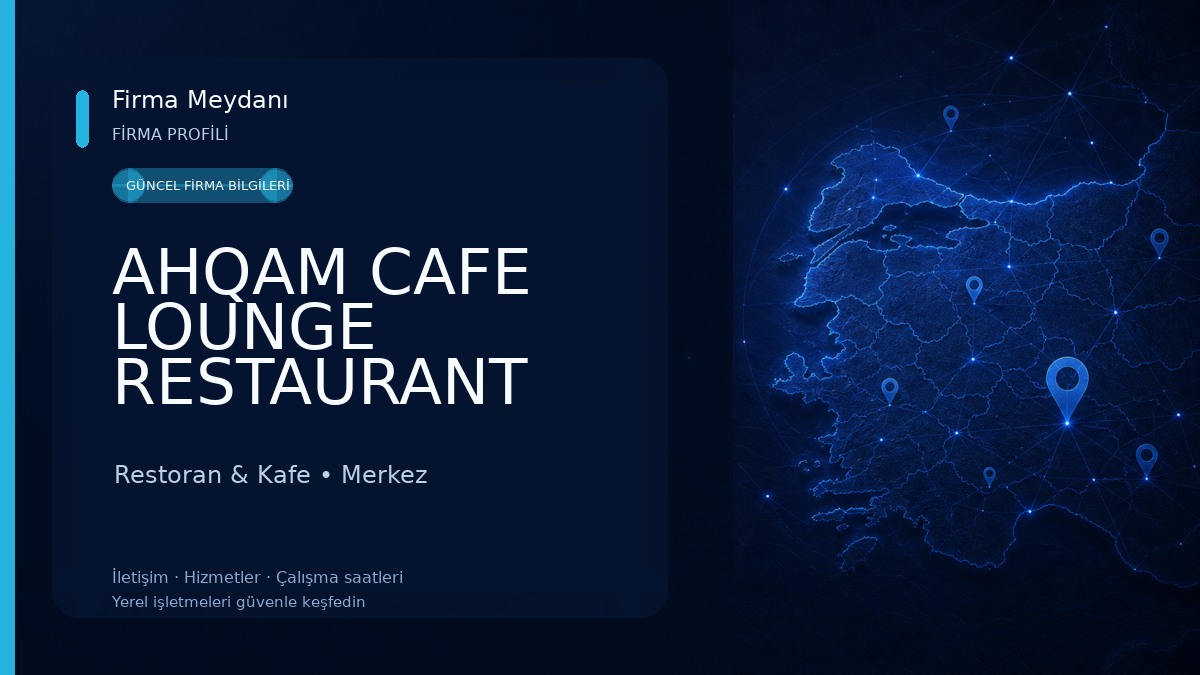 AHQAM CAFE LOUNGE RESTAURANT Restoran & Kafe