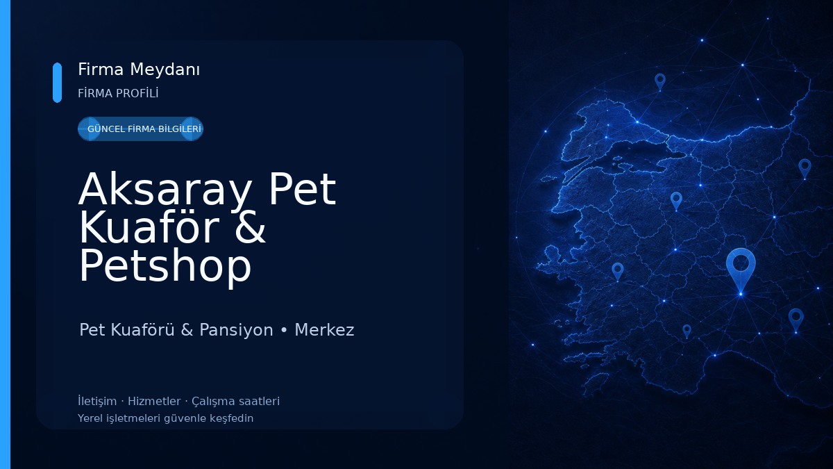 Aksaray Pet Kuaför & Petshop Pet Kuaförü & Pansiyon