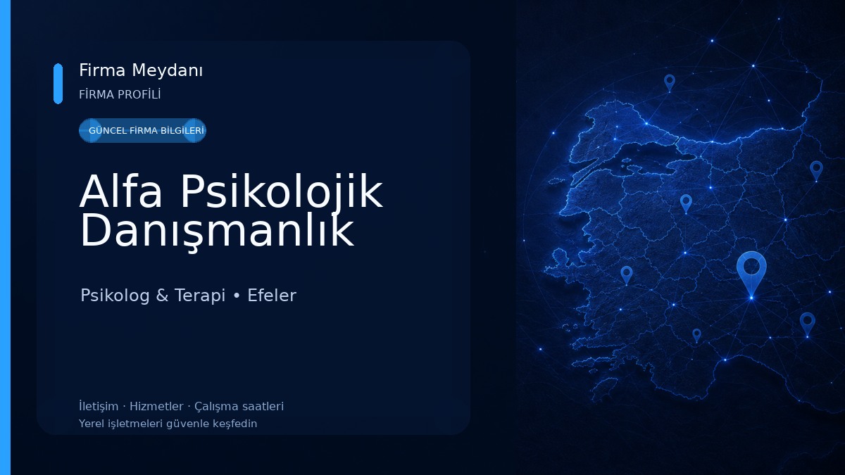 Alfa Psikolojik Danışmanlık Psikolog & Terapi