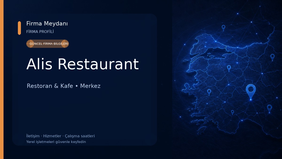 Alis Restaurant Restoran & Kafe
