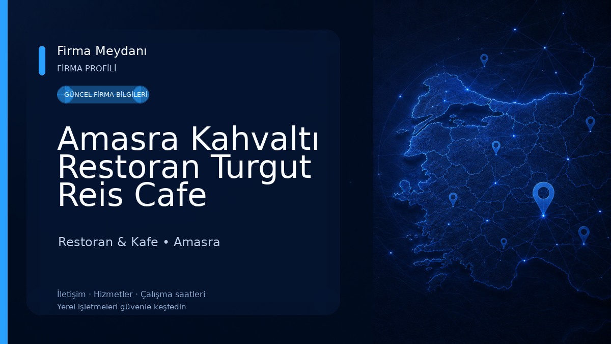 Amasra Kahvaltı Restoran Turgut Reis Cafe