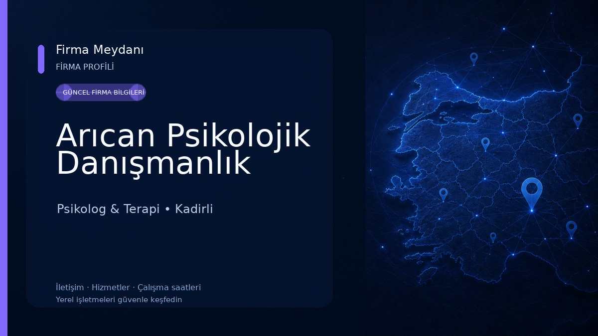 Arıcan Psikolojik Danışmanlık Psikolog & Terapi
