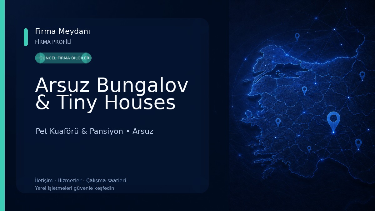 Arsuz Bungalov & Tiny Houses Pet Kuaförü & Pansiyon