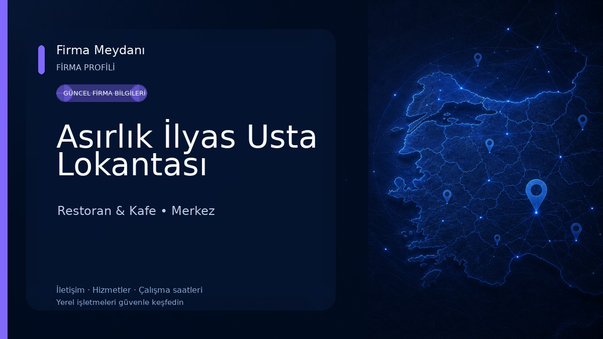 Asırlık İlyas Usta Lokantası Restoran & Kafe