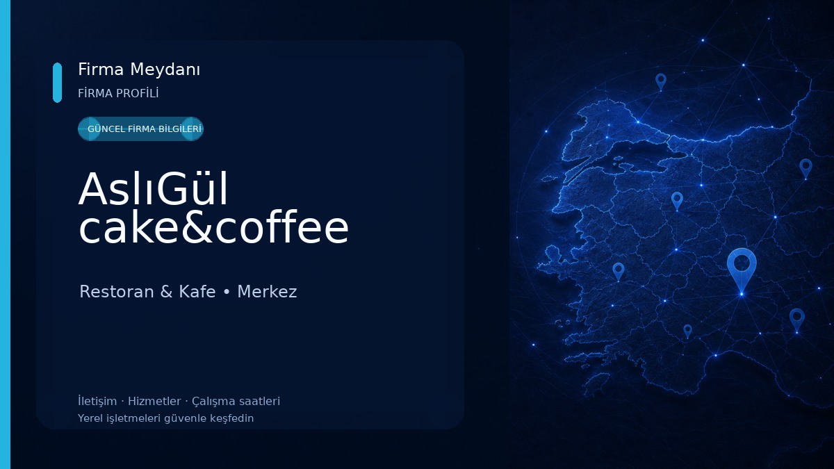 AslıGül cake&coffee Restoran & Kafe