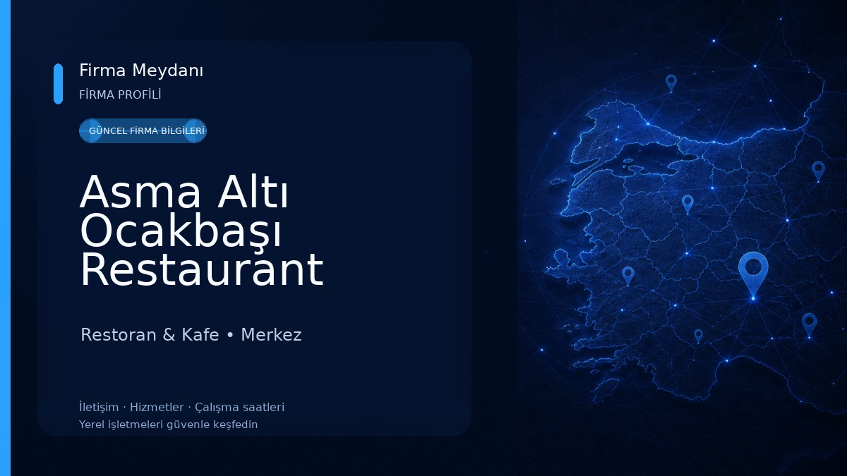 Asma Altı Ocakbaşı Restaurant Restoran & Kafe
