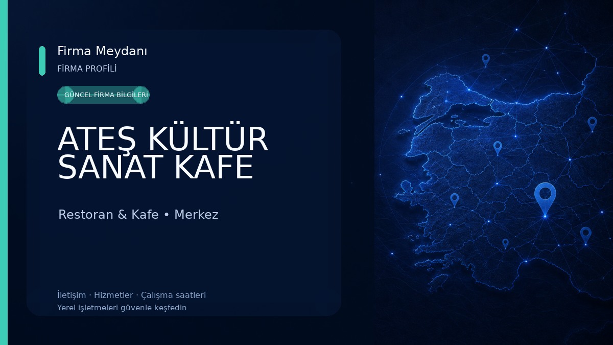 ATEŞ KÜLTÜR SANAT KAFE Restoran & Kafe