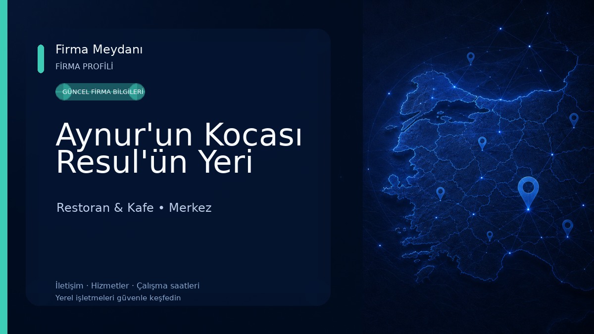 Aynur'un Kocası Resul'ün Yeri