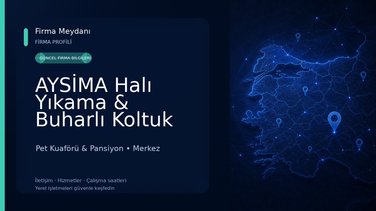 AYSİMA Halı Yıkama & Buharlı Koltuk Yıkama KIRŞEHİR Pet Kuaförü & Pansiyon