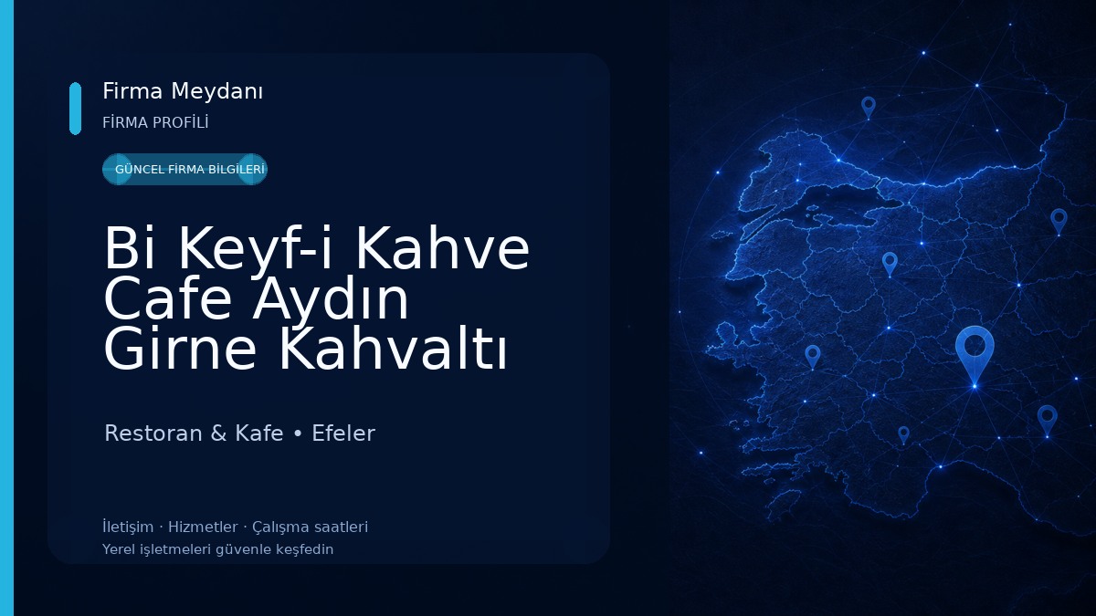 Bi Keyf-i Kahve Cafe Aydın Girne Kahvaltı Noktası Restoran & Kafe