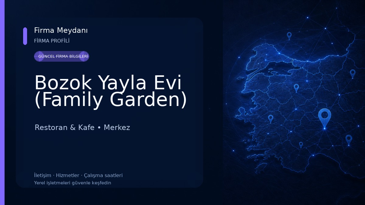 Bozok Yayla Evi (Family Garden)