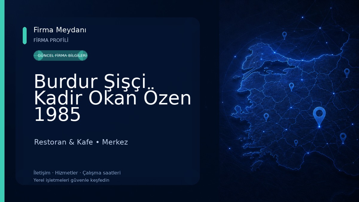 Burdur Şişçi Kadir Okan Özen 1985