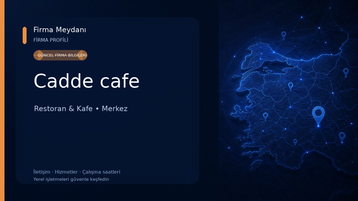 Cadde cafe Restoran & Kafe
