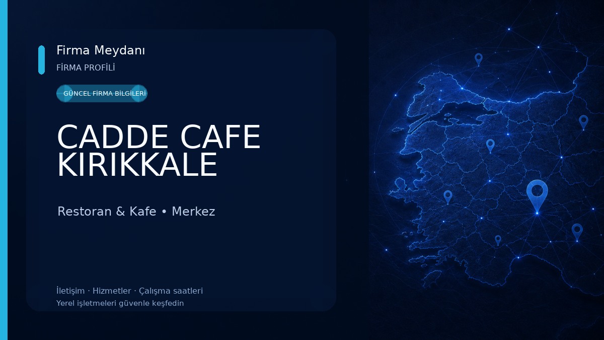 CADDE CAFE KIRIKKALE