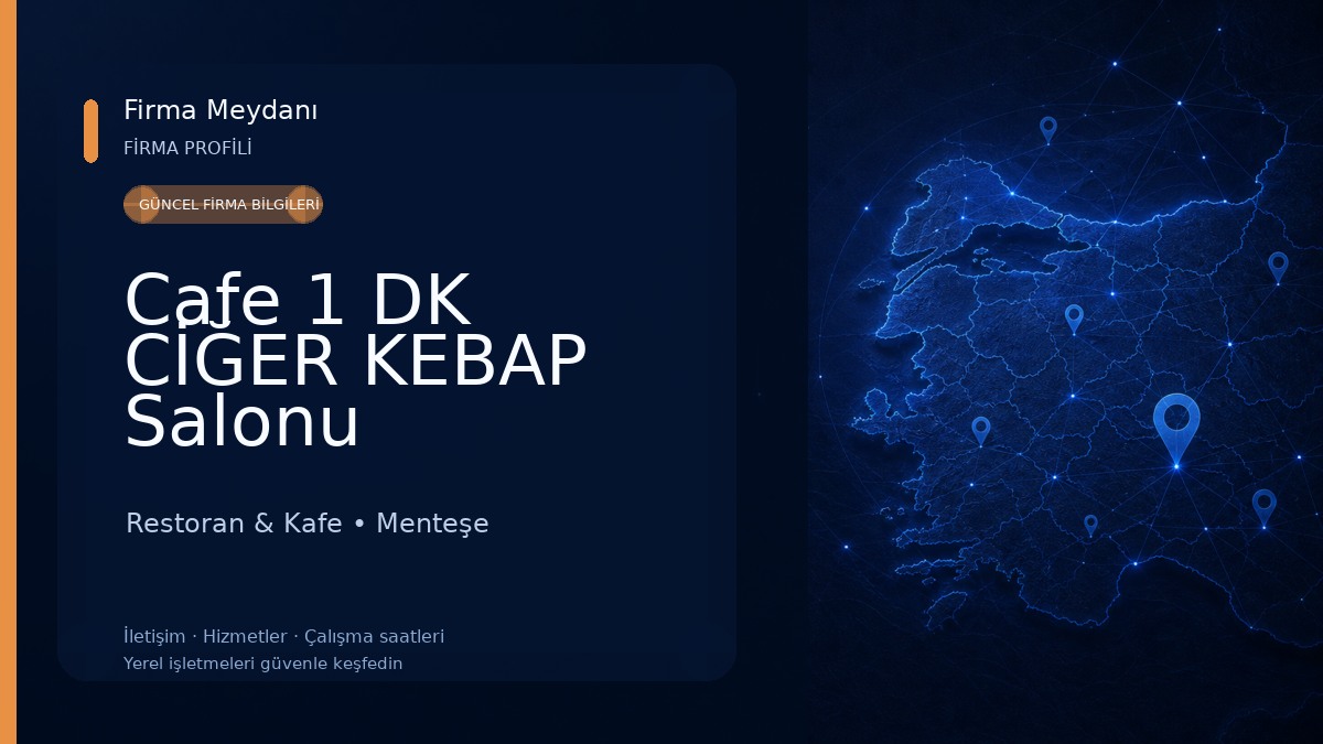 Cafe 1 DK CİĞER KEBAP Salonu 
