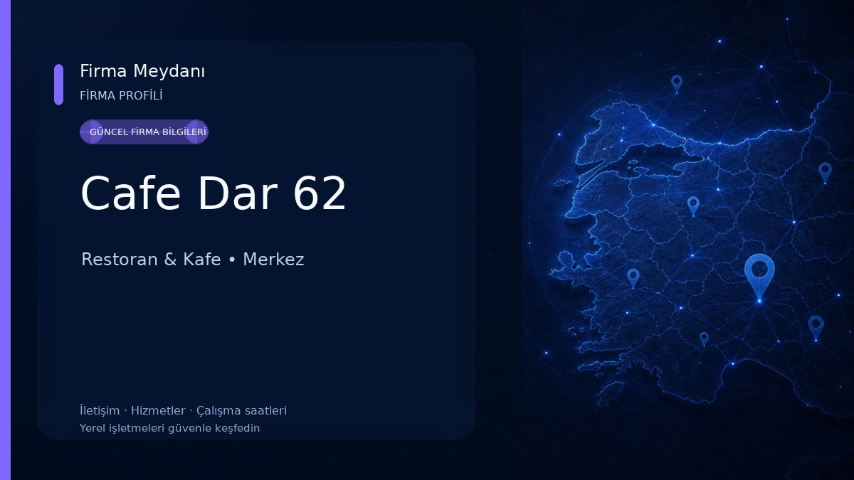 Cafe Dar 62 Restoran & Kafe