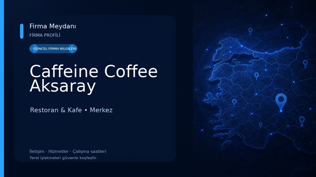Caffeine Coffee Aksaray Restoran & Kafe