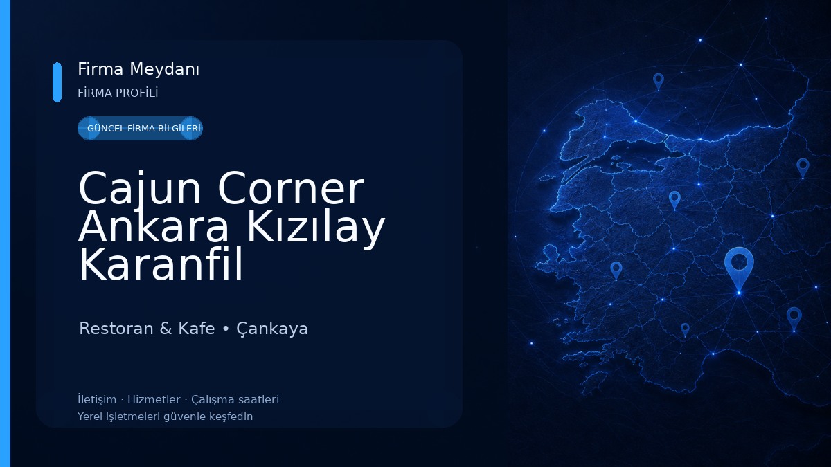 Cajun Corner Ankara Kızılay Karanfil 