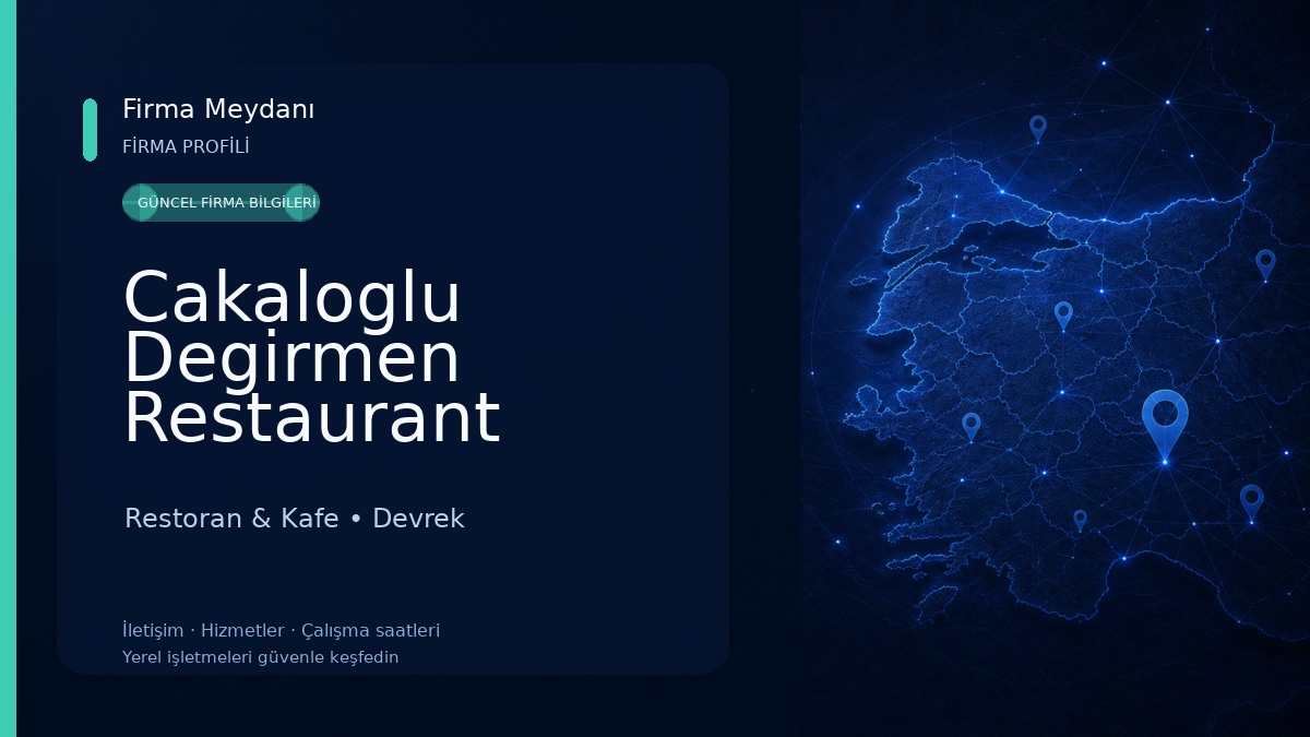 Cakaloglu Degirmen Restaurant Restoran & Kafe
