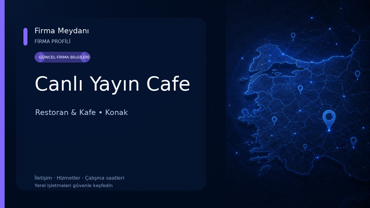 Canlı Yayın Cafe