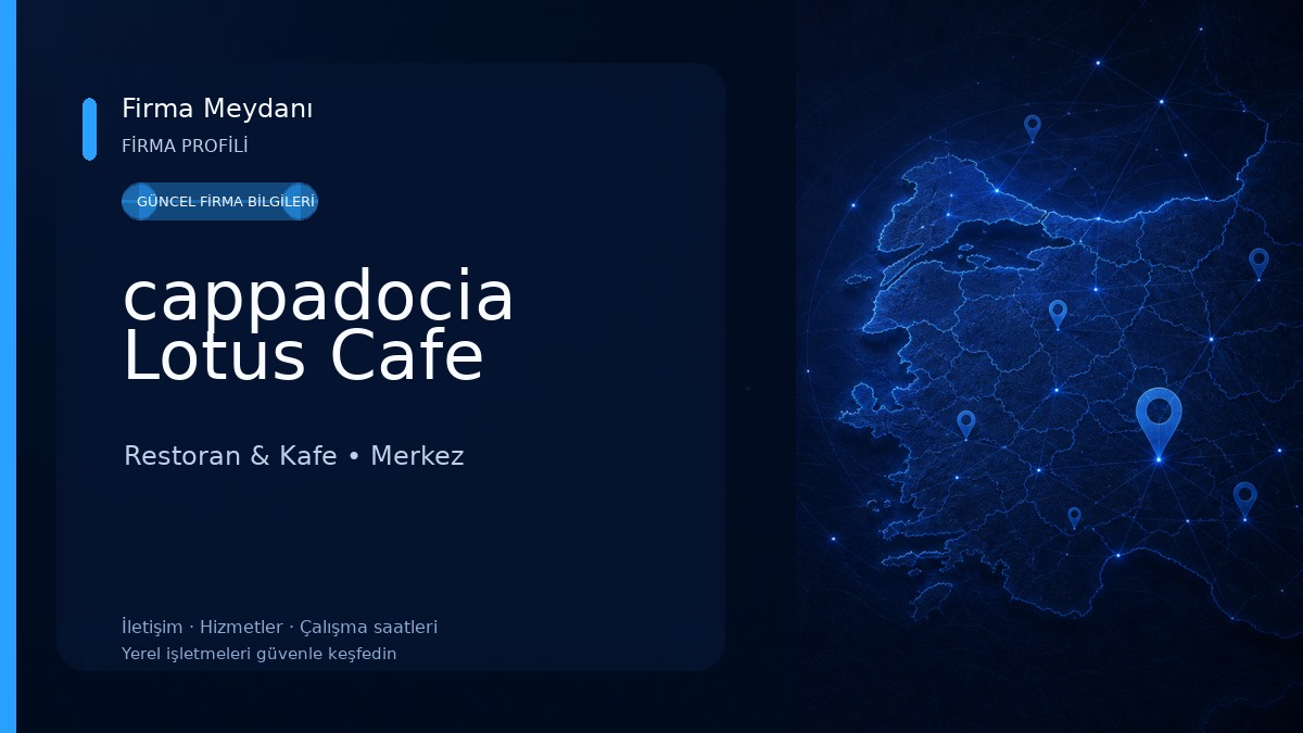 cappadocia Lotus Cafe Restoran & Kafe