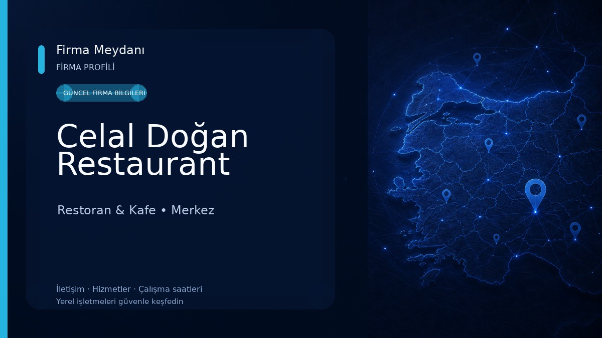 Celal Doğan Restaurant Restoran & Kafe