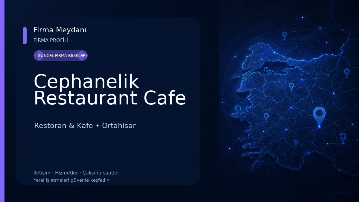 Cephanelik Restaurant Cafe Restoran & Kafe