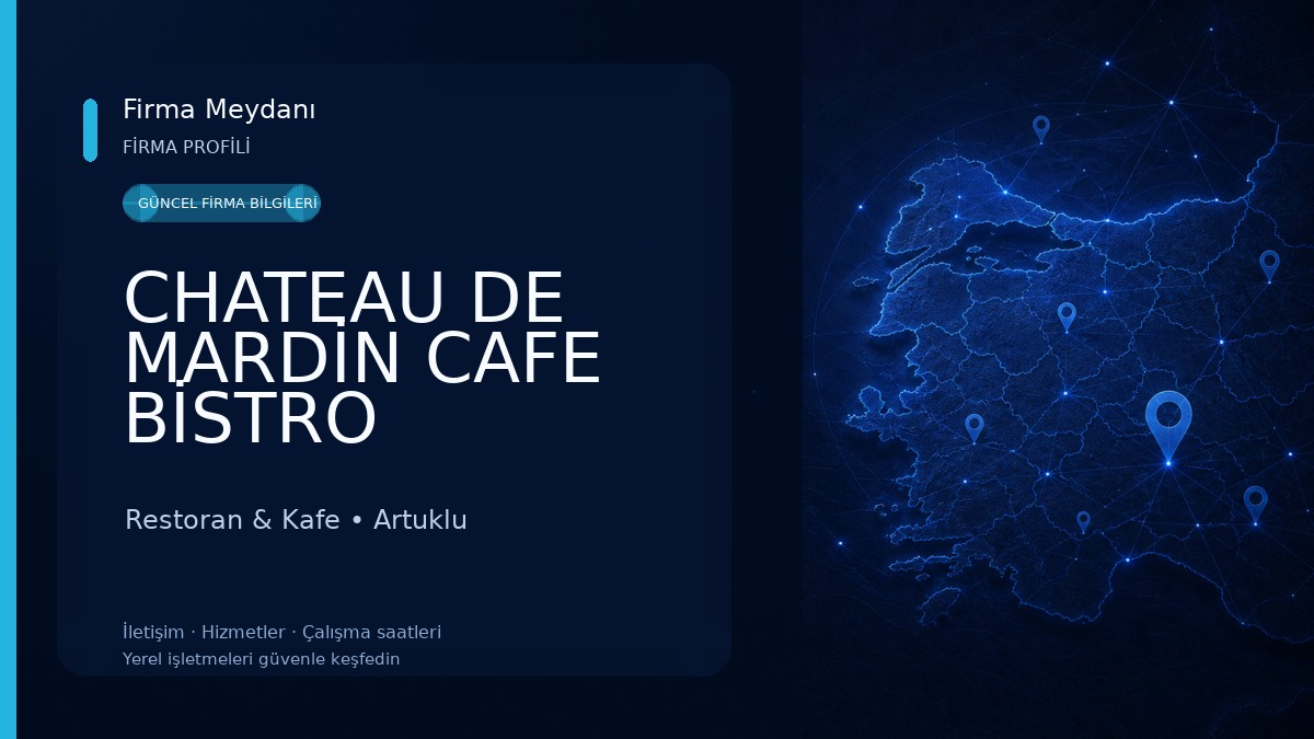 CHATEAU DE MARDİN CAFE BİSTRO Restoran & Kafe