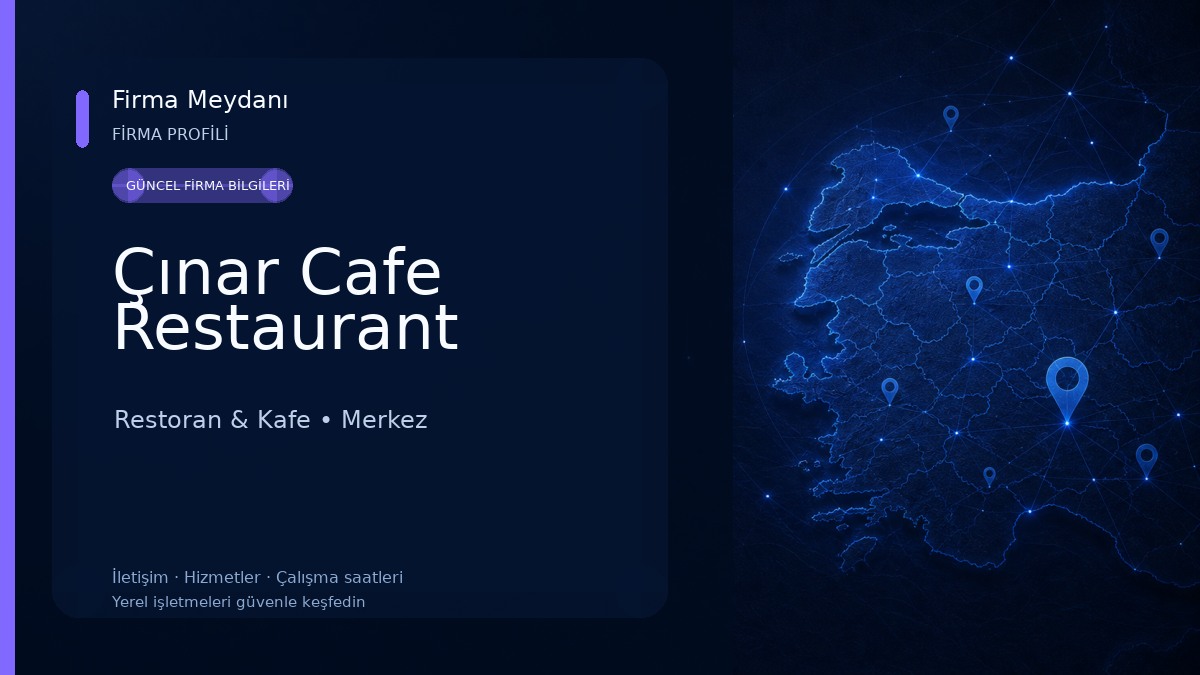 Çınar Cafe Restaurant