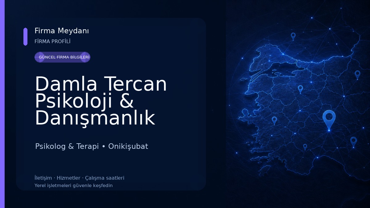 Damla Tercan Psikoloji & Danışmanlık Psikolog & Terapi