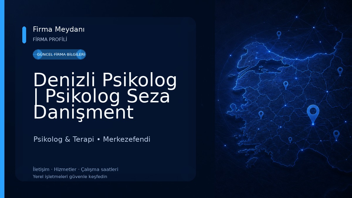 Denizli Psikolog | Psikolog Seza Danişment