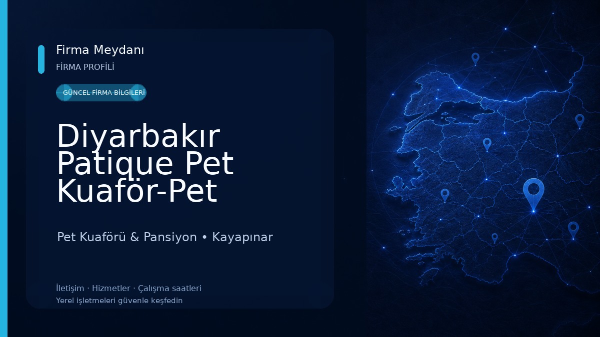 Diyarbakır Patique Pet Kuaför-Pet Otel-Pet Shop 