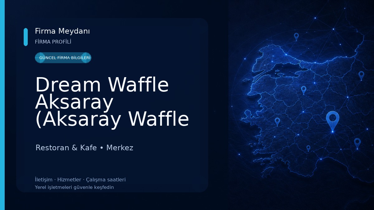 Dream Waffle Aksaray (Aksaray Waffle Cafe) Restoran & Kafe