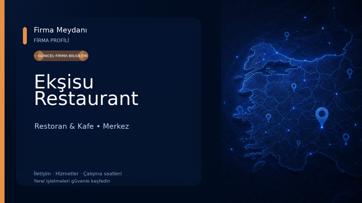 Ekşisu Restaurant Restoran & Kafe