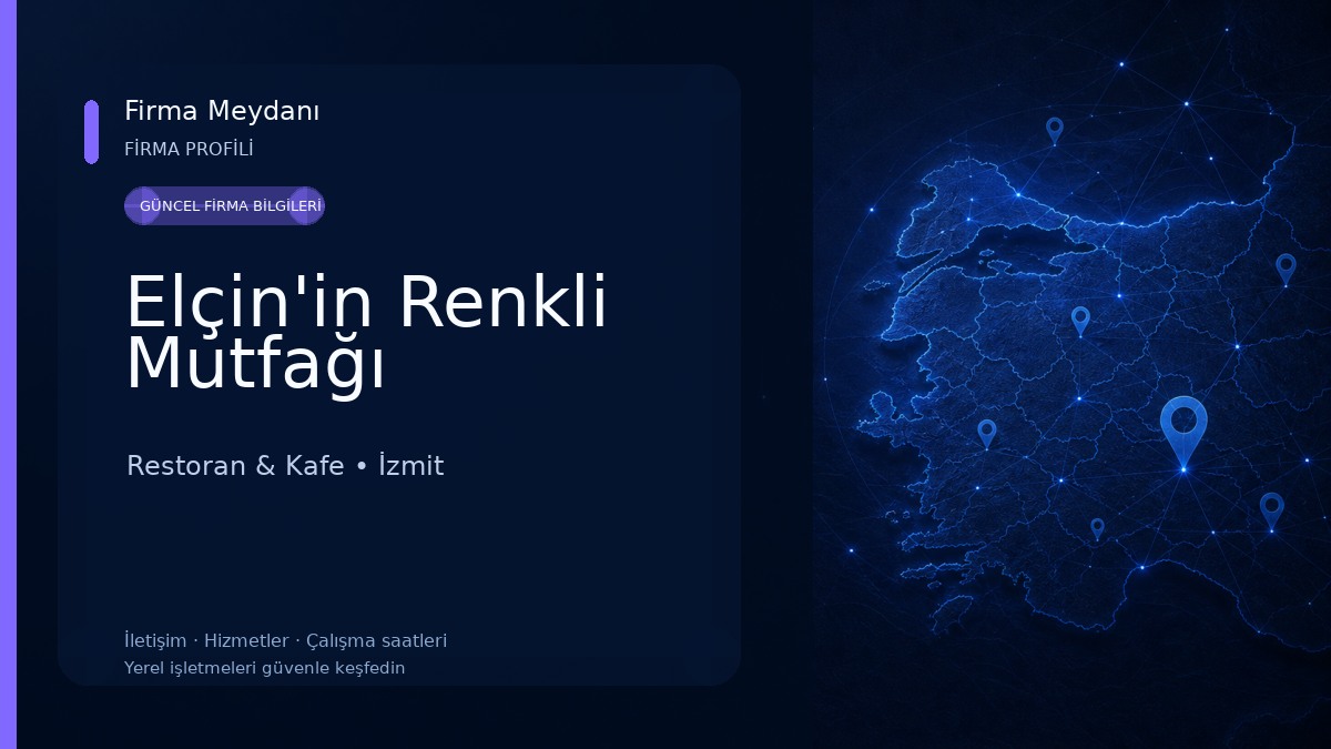 Elçin'in Renkli Mutfağı Restoran & Kafe