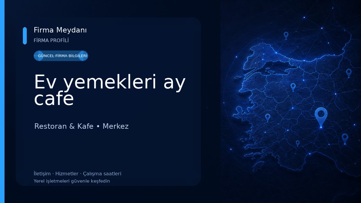 Ev yemekleri ay cafe 