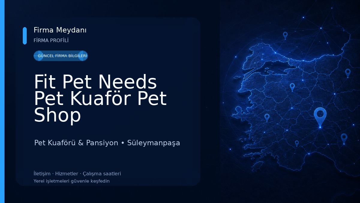 Fit Pet Needs Pet Kuaför Pet Shop