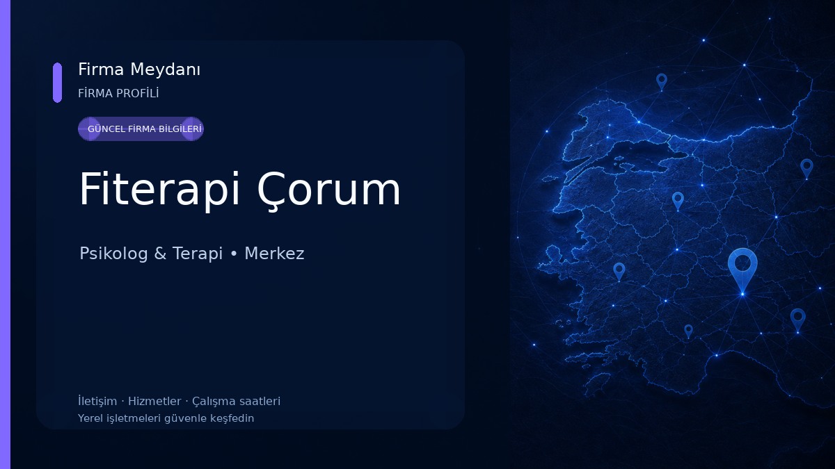Fiterapi Çorum