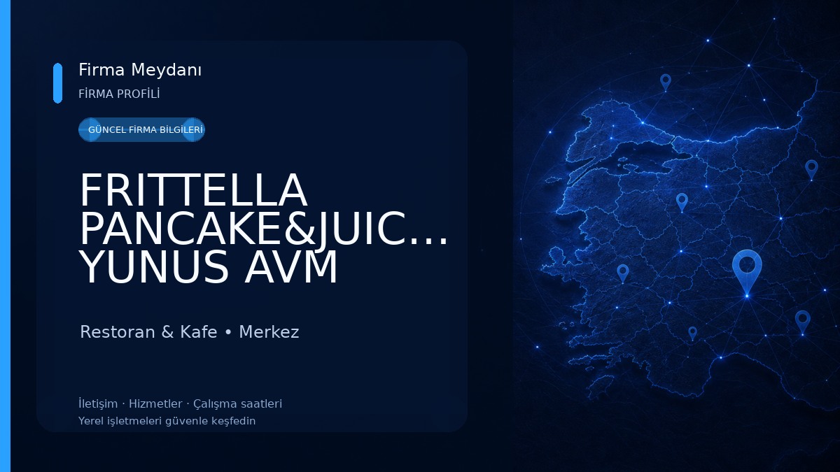 FRITTELLA PANCAKE&JUICES YUNUS AVM 