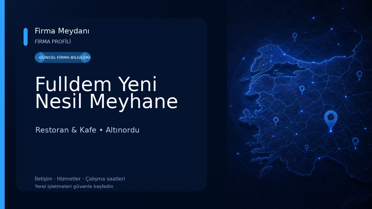 Fulldem Yeni Nesil Meyhane Restoran & Kafe