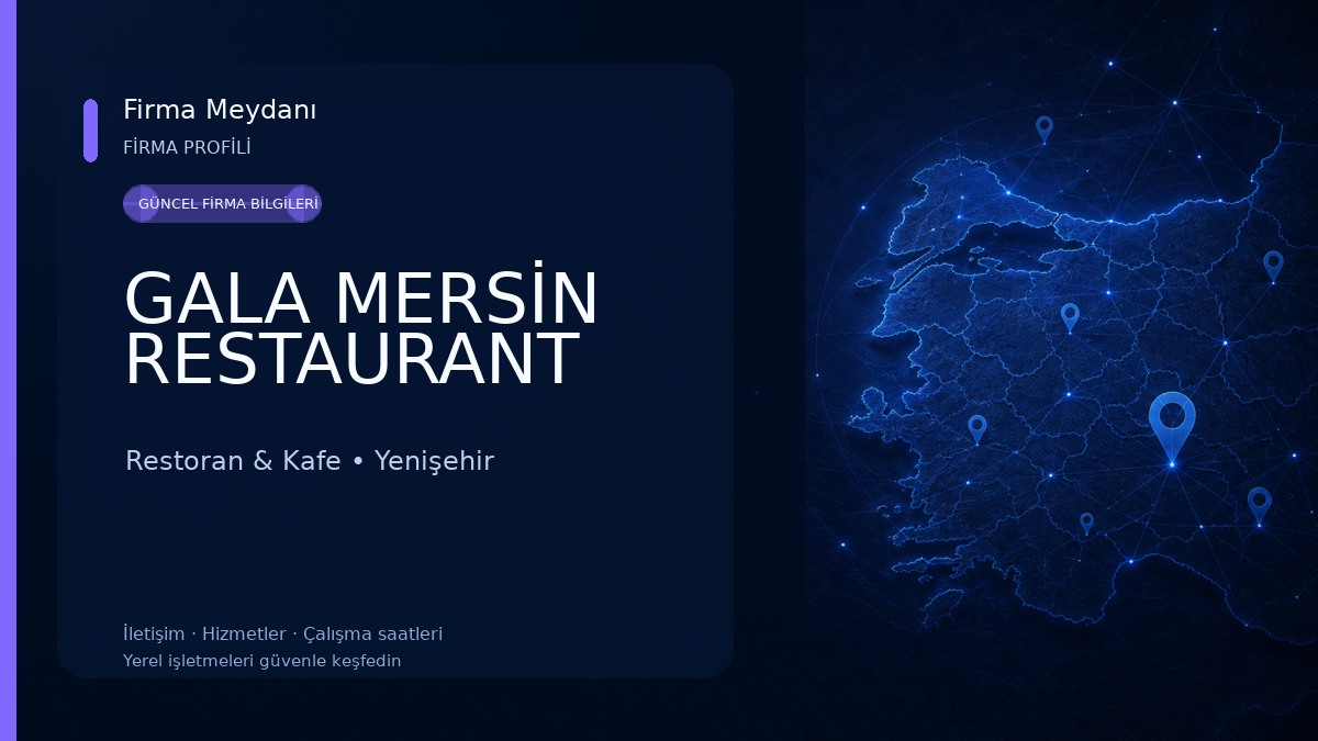 GALA MERSİN RESTAURANT Restoran & Kafe