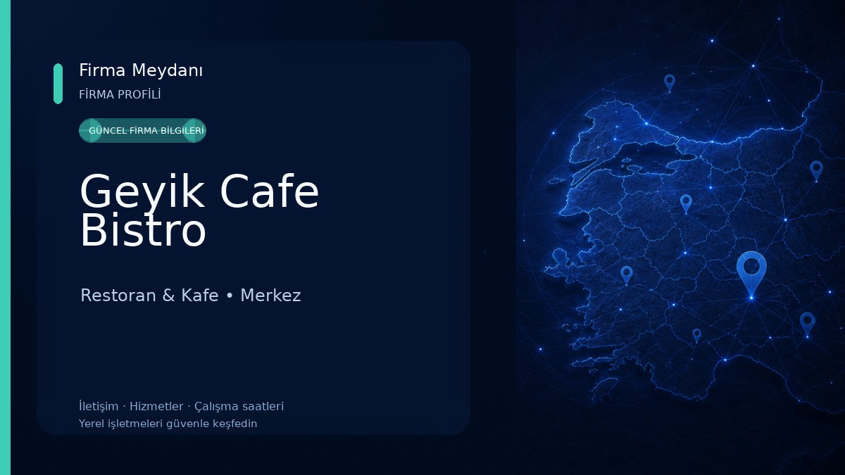 Geyik Cafe Bistro Restoran & Kafe