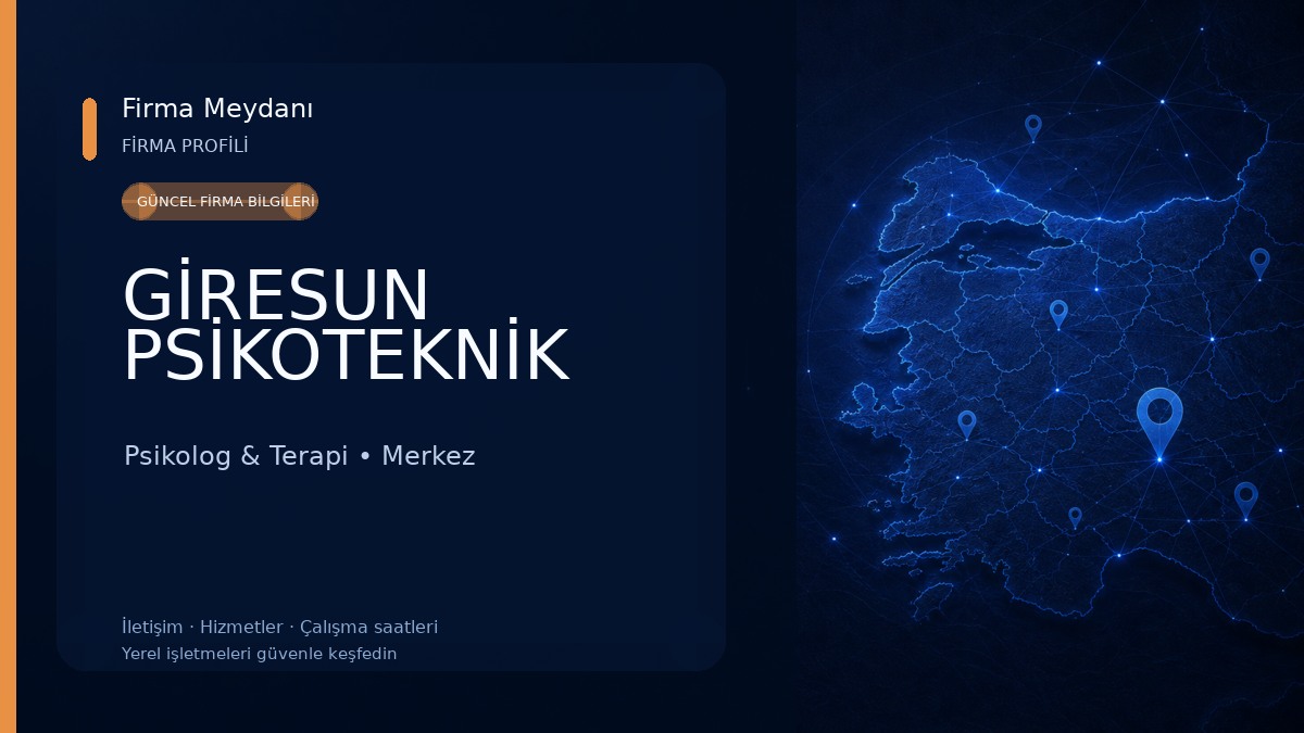 GİRESUN PSİKOTEKNİK Psikolog & Terapi