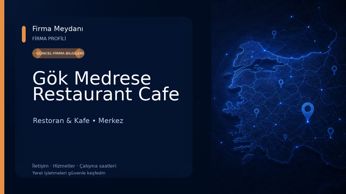 Gök Medrese Restaurant Cafe