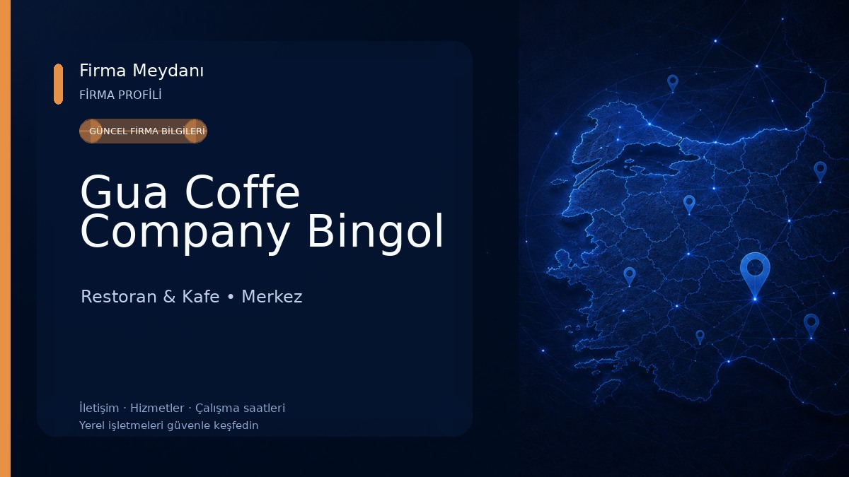 Gua Coffe Company Bingol 