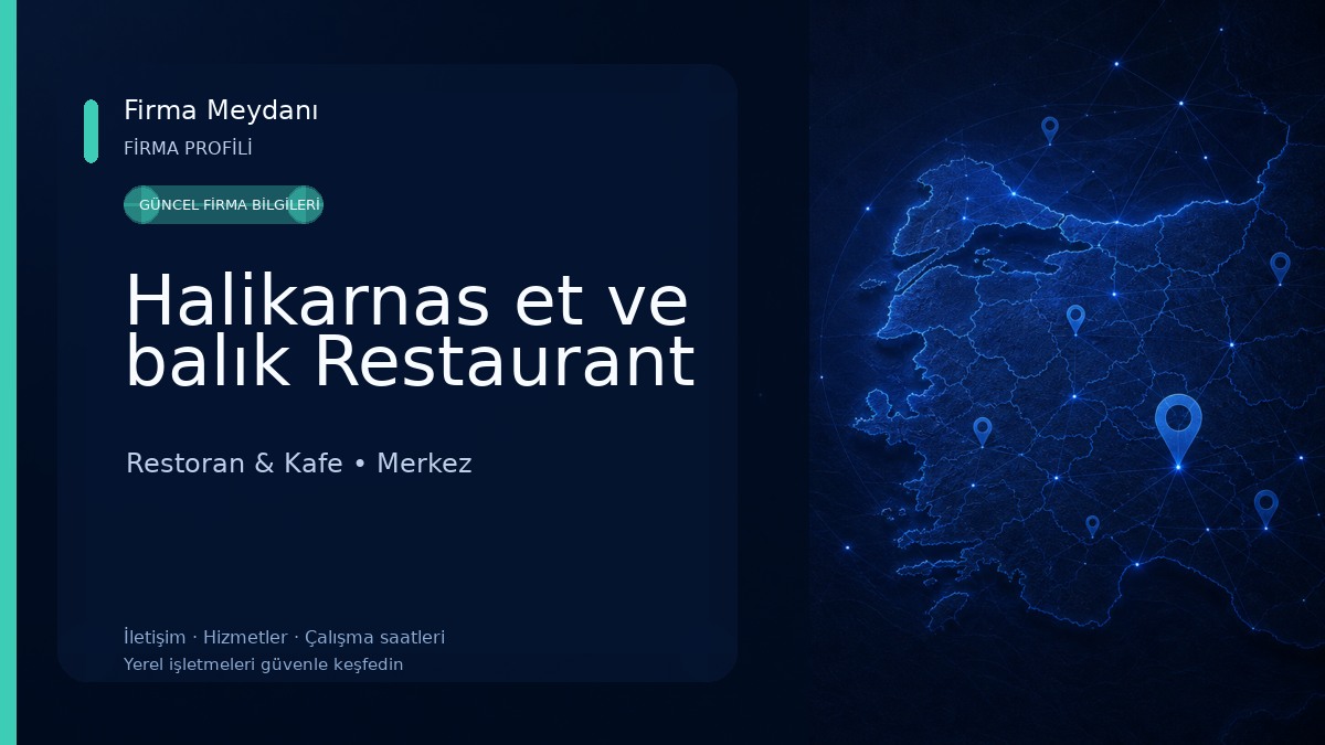 Halikarnas et ve balık Restaurant Restoran & Kafe