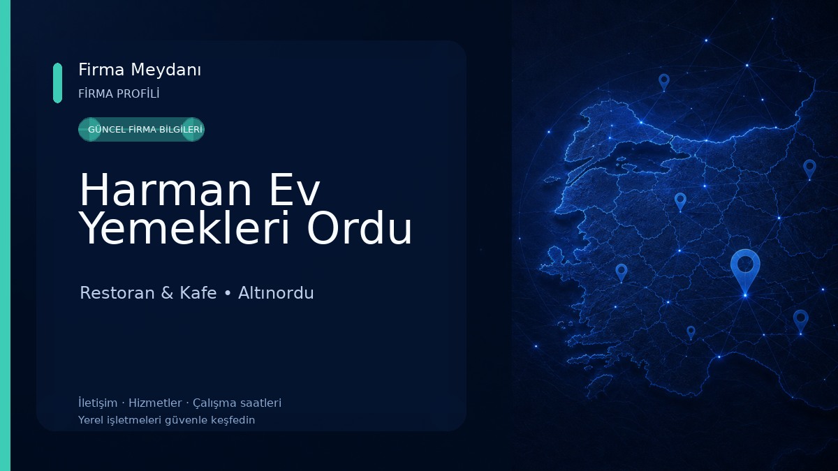 Harman Ev Yemekleri Ordu Restoran & Kafe