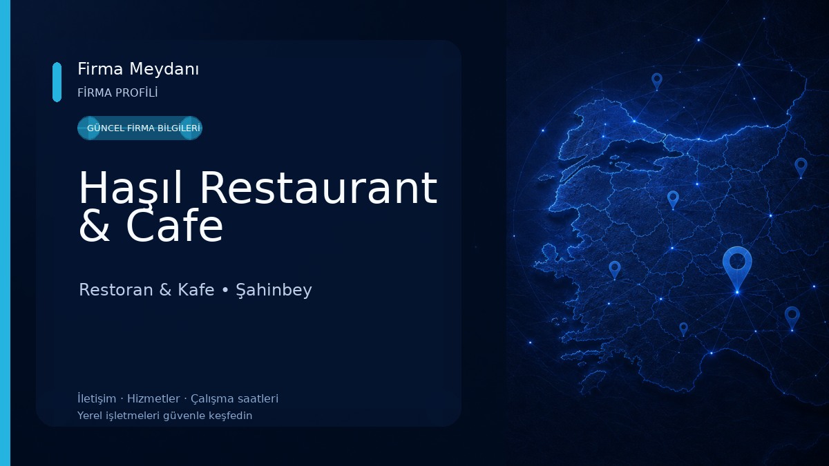 Haşıl Restaurant & Cafe Restoran & Kafe
